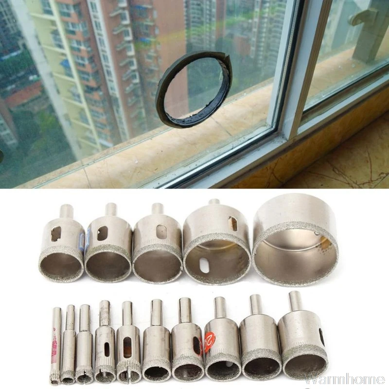 

15Pcs Diamond Cutter Hole Drill Bits Set Glass Ceramic Tile Saw Cutting Tools Jy28 20 Dropship