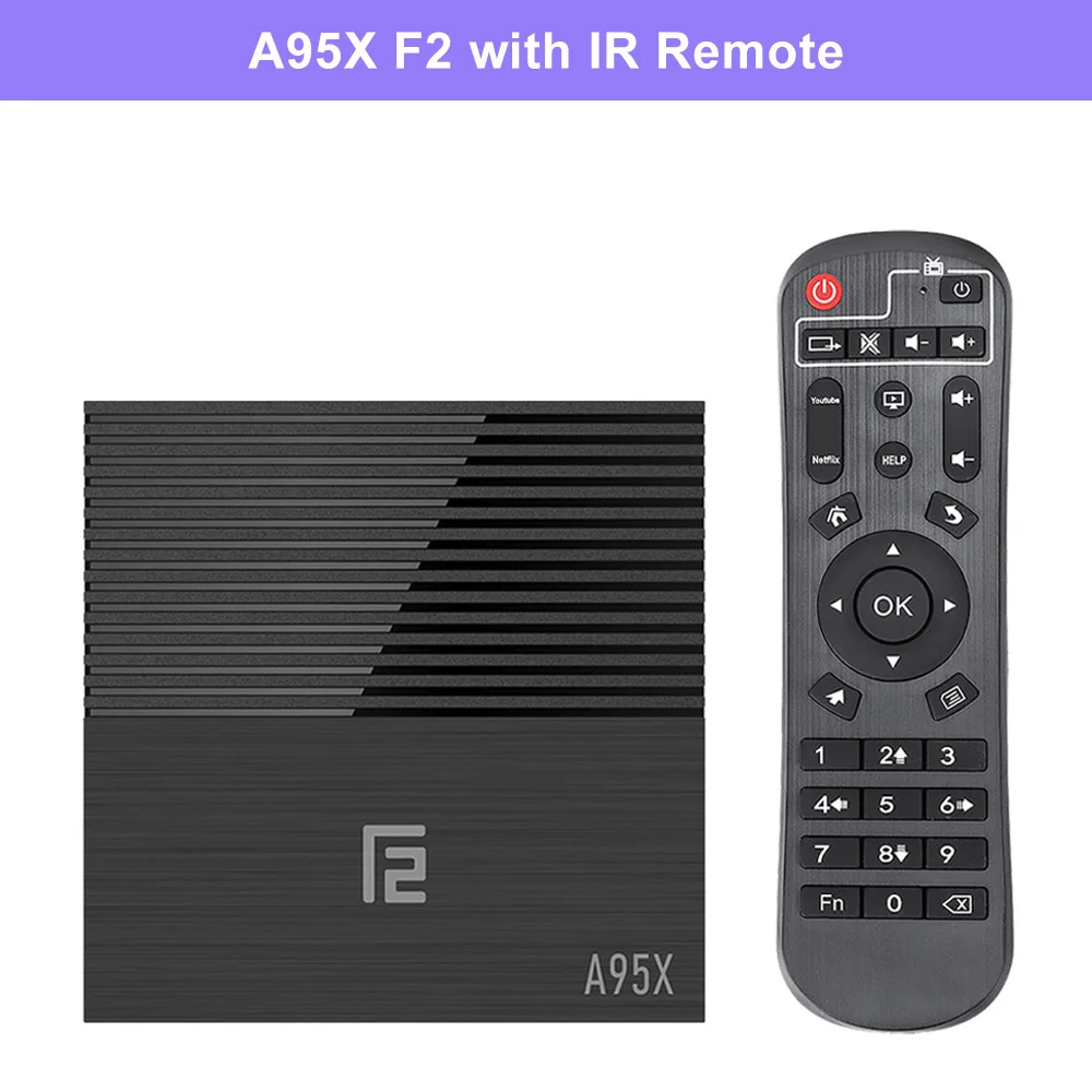 Android 9,0 Smart tv Box A95X F2 4 Гб 64 Гб Amlogic S905X2 поддержка 4K Google Play Store Netflix Youtube медиаплеер H96 max F1