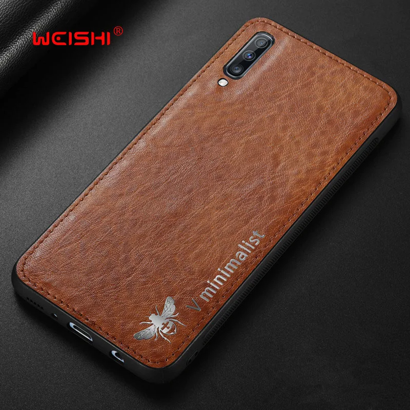 Чехол для Samsung Galaxy A70 A60 A50 A30 A20 A10 роскошный винтажный кожаный магнитный