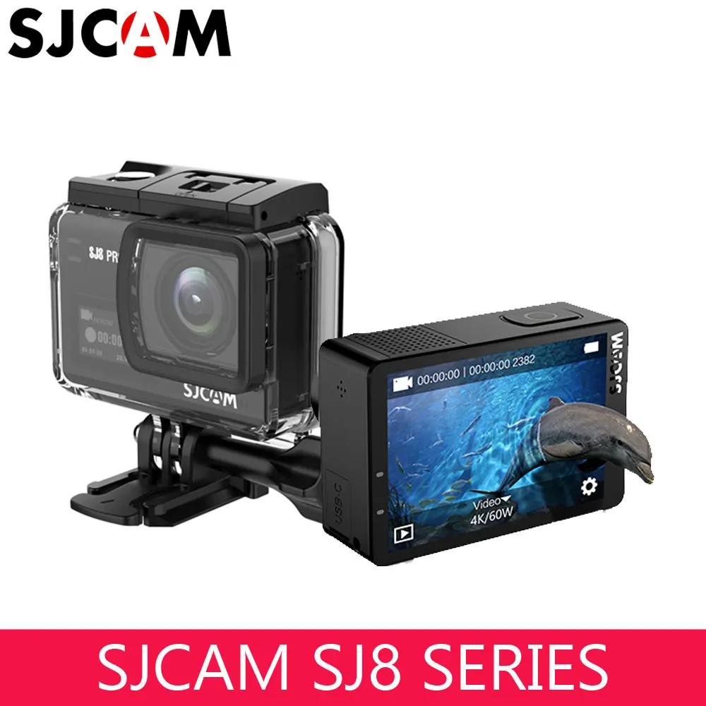 SJCAM SJ8 серия Экшн-камера SJ8 PRO 4K 60fps сенсорный экран с анти-встряхивание wifi 1200 мАч батарея водонепроницаемая Спортивная камера
