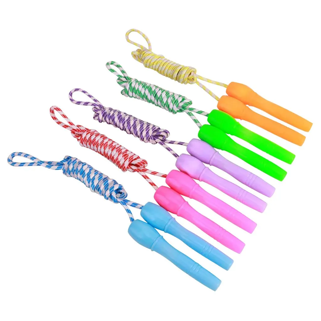 2 4 м скакалки для оборудование тренировки Хлопок Веревка скорость Скакалка