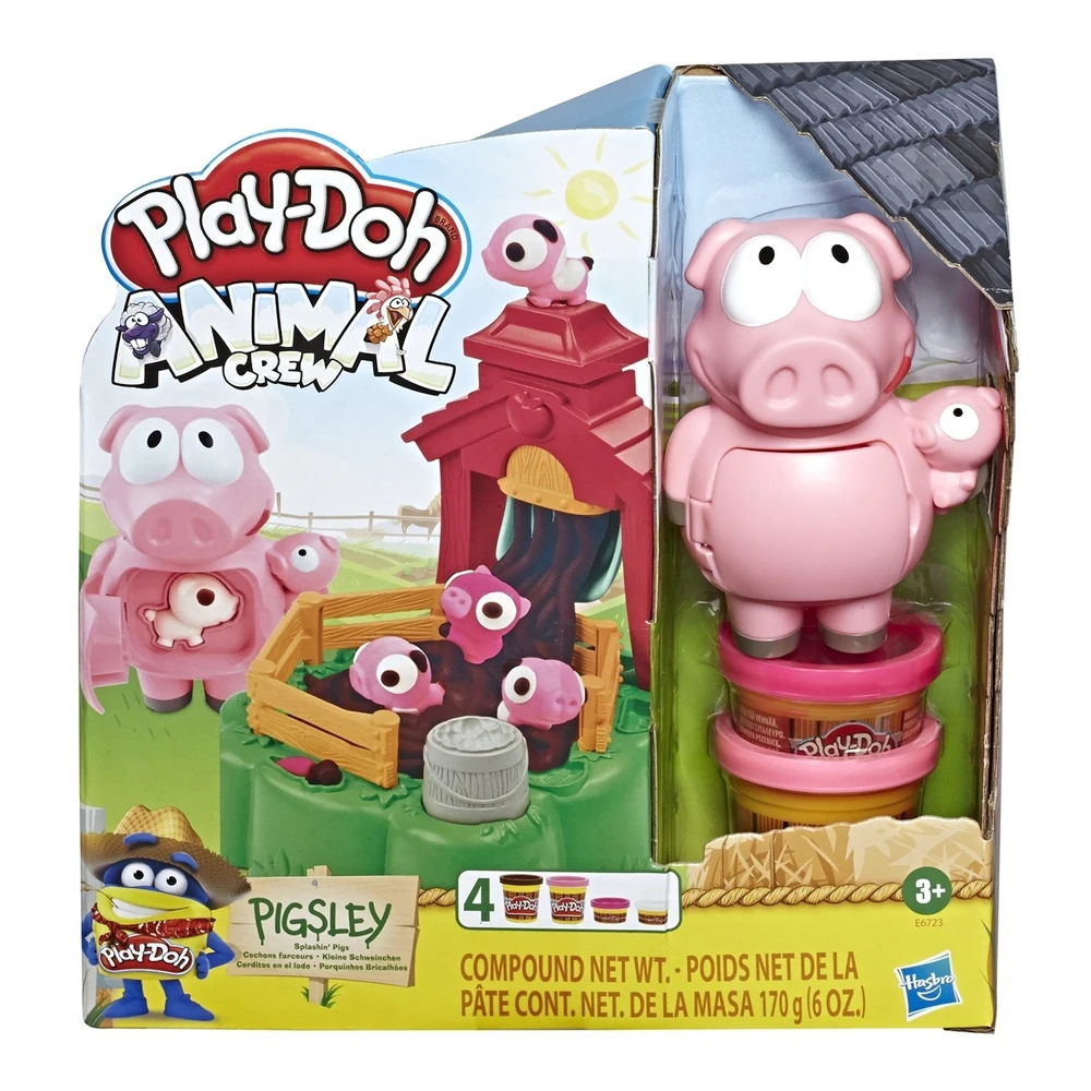 Набор для лепки PLAY-DOH Hasbro Озорные поросята E67235L0 | Игрушки и хобби