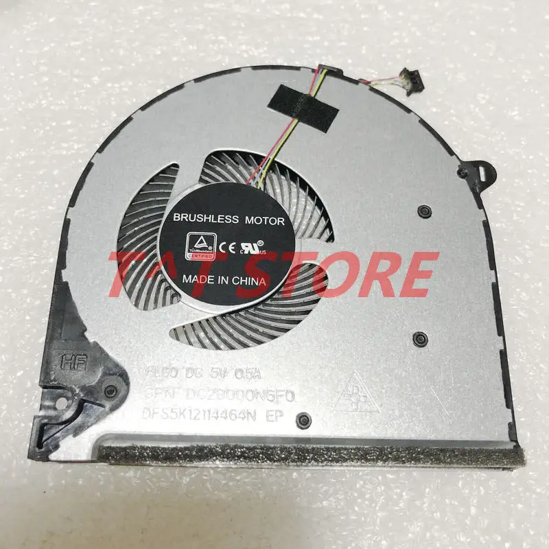 Оригинальный Новый охлаждающий вентилятор для ЦП серии HP 15-DU 15S-DU0002TX L52034-001 DC28000N6F0 Бесплатная доставка
