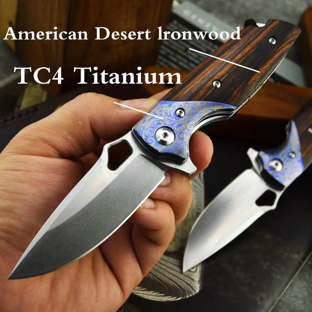 Складной нож из нержавеющей стали с шариковым подшипником портативный карманный