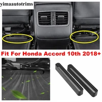 heat floor air conditioner ac duct vent outlet grille protection accessories cover trim fit for honda accord 10th 2018 2022