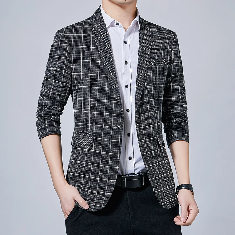 Пиджак мужской костюм новая мужская одежда модная классическая Повседневная