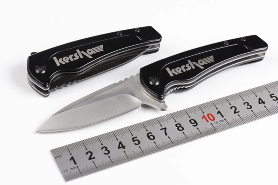 Новейший складной нож Kershaw 092 С флиппером лезвие 440C стальная ручка походный