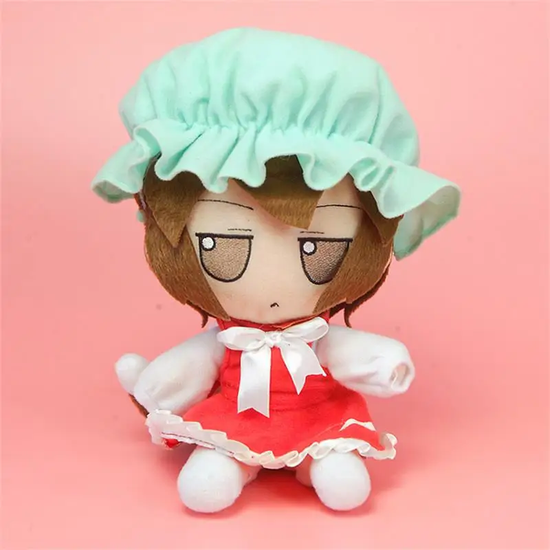Японское аниме TouHou Project Chen Косплей милая кукла плюшевая подушка Сидящая игрушка