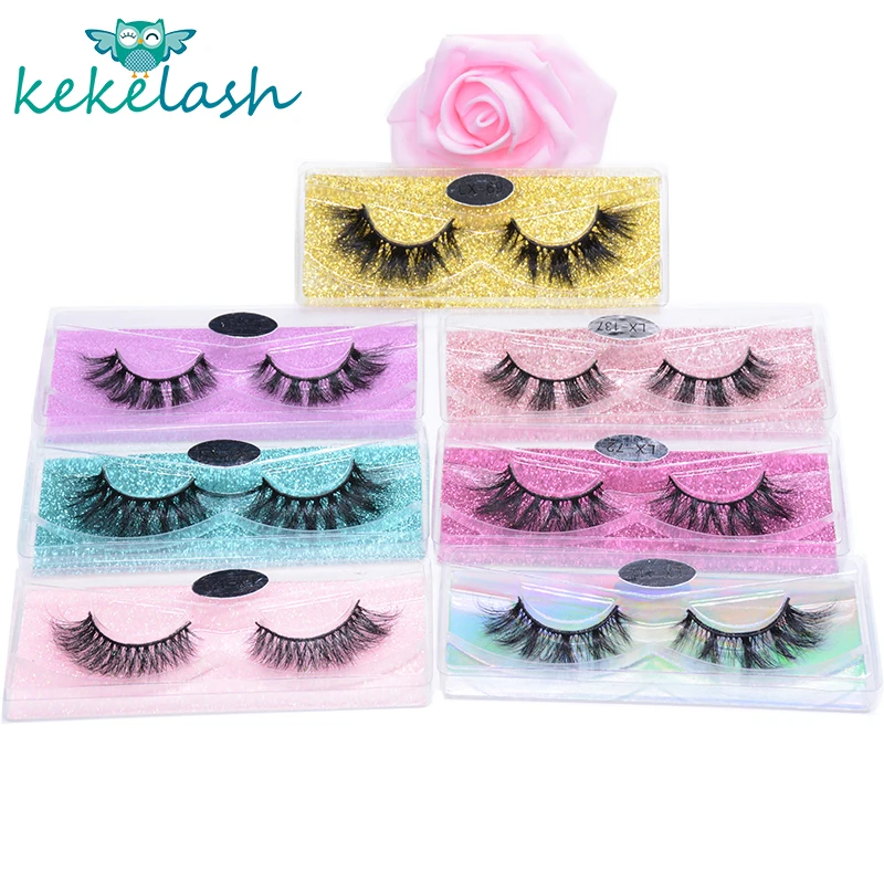 Kekelash High Dense 3D 6D 100% Real Mink Strip Eyelash Soft Natural Fake Eye Lashes Vendor for Wholesale | Красота и здоровье