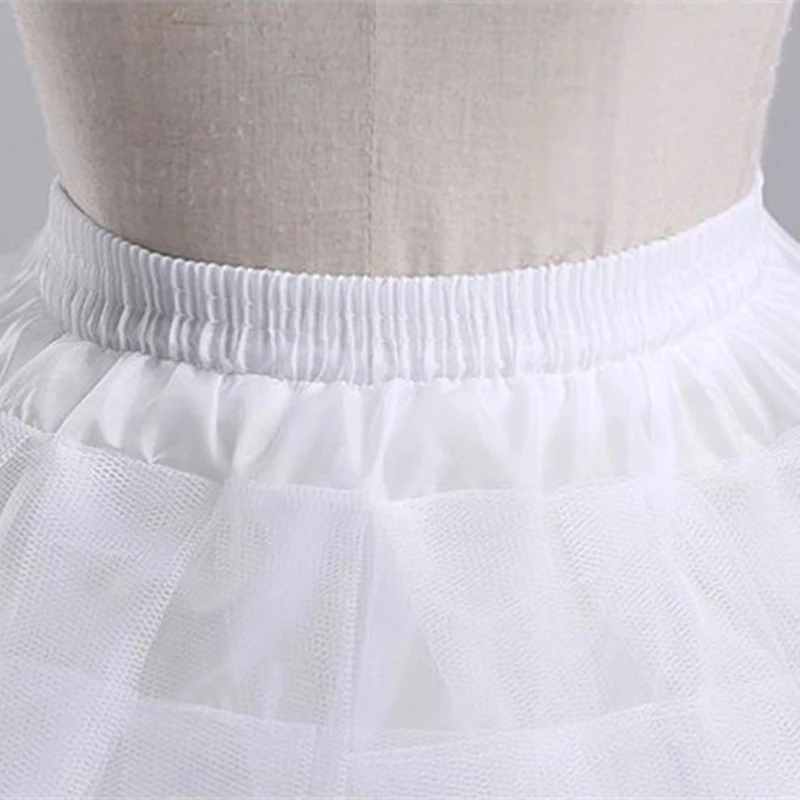 

White Women Girls Vintage Multilayer Pleated Petticoat Ballet Bubble Short Tutu Skirt