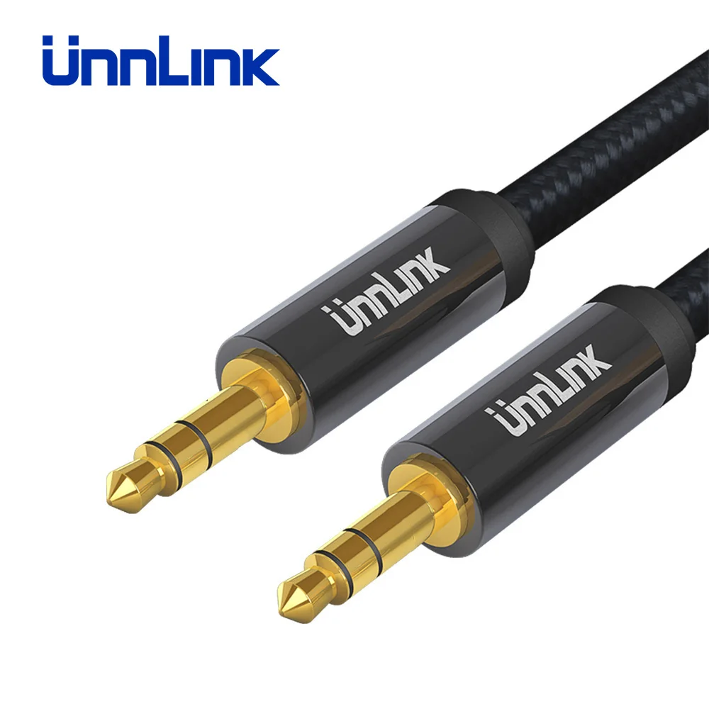 Unnlink HIFI 3/4 Pole TRS 3 5 Jack аудио кабель Aux для автомобильных наушников гарнитура динамик