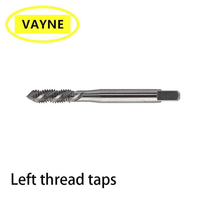 

VAYNE HSSE Left Hand Fine Thread Spiral Fluted tap UNF 10-32L 1/4-28L 1/4-32L 5/16-24L 3/8-24L 1/2-20L Machine Screw Thread taps