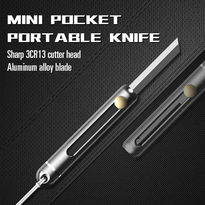 Складной нож из алюминиевого сплава переносной для повседневного использования