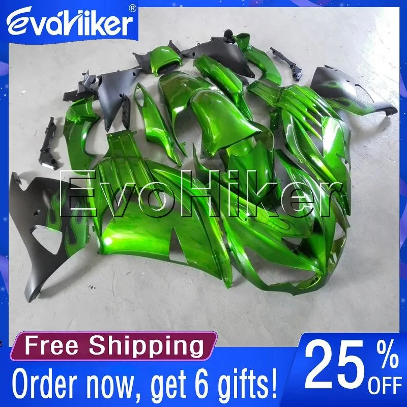 

Пластиковая крышка для мотоцикла на заказ, цвет зеленый, подходит для модели 2006-2016 07 08 09 10 11 12 13 14 15