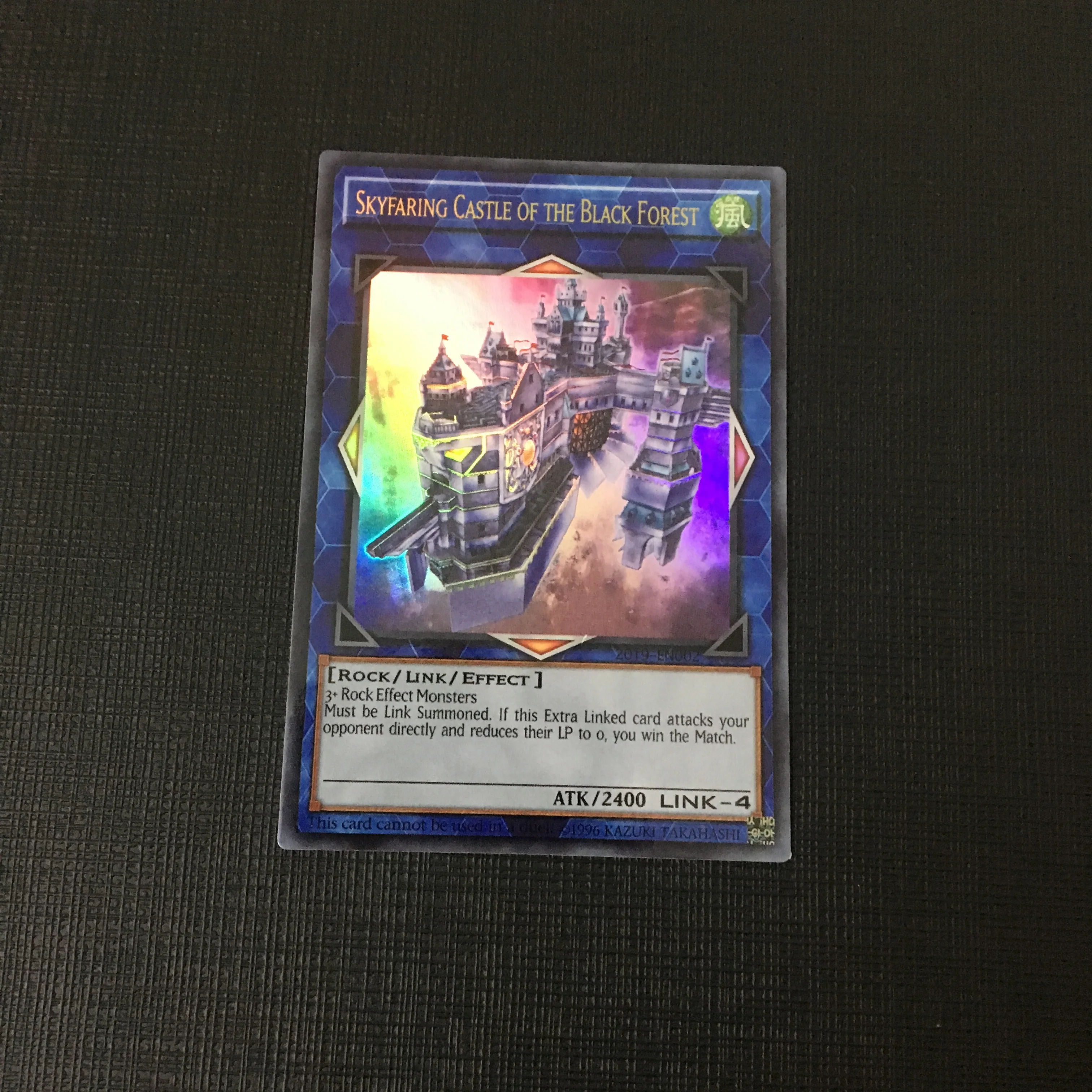 

Yu-Gi-Oh DIY Special Custom World Congress 2019 Prize Card Black Forest's Space Pavilion Face Flash