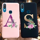 Чехол для Vivo Y12 Y12i Y17 Y15 Y3 Y11 силиконовый чехол 2019 роскошный Пользовательское Имя Начальная буква TPU чехол для телефона чехол для VivoY11 2019 Y 12 крышка