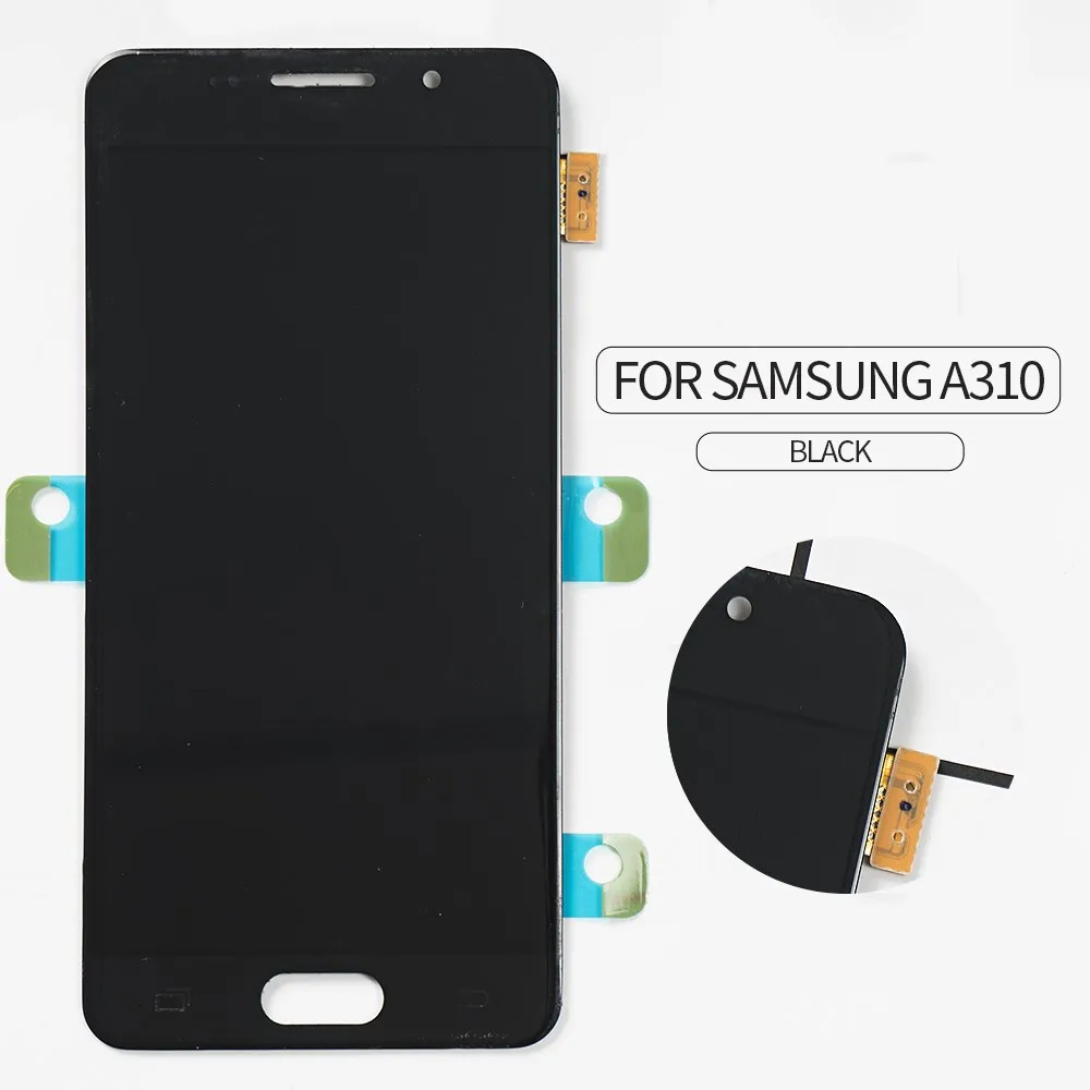 ЖК-дисплей OTMIL 4 7 дюйма для SAMSUNG Galaxy A310 AMOLED сенсорный экран рамка дигитайзер A3 2016 LCD