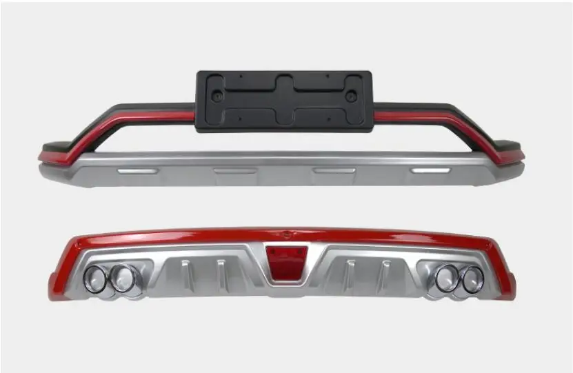 АБС-пластик хром для автомобилей спереди и сзади защитные бамперы гвардии