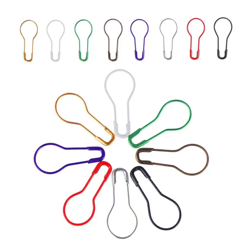 100 шт. разноцветные безопасные булавки в форме тыквы металлические зажимы маркер