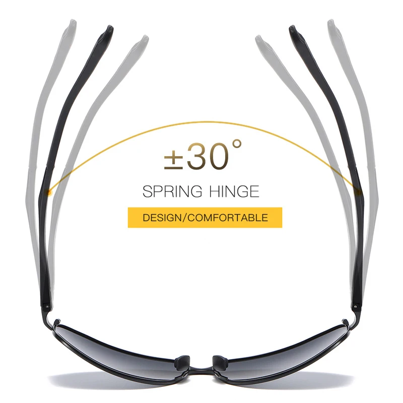 Очки солнцезащитные Мужские поляризационные прямоугольные из