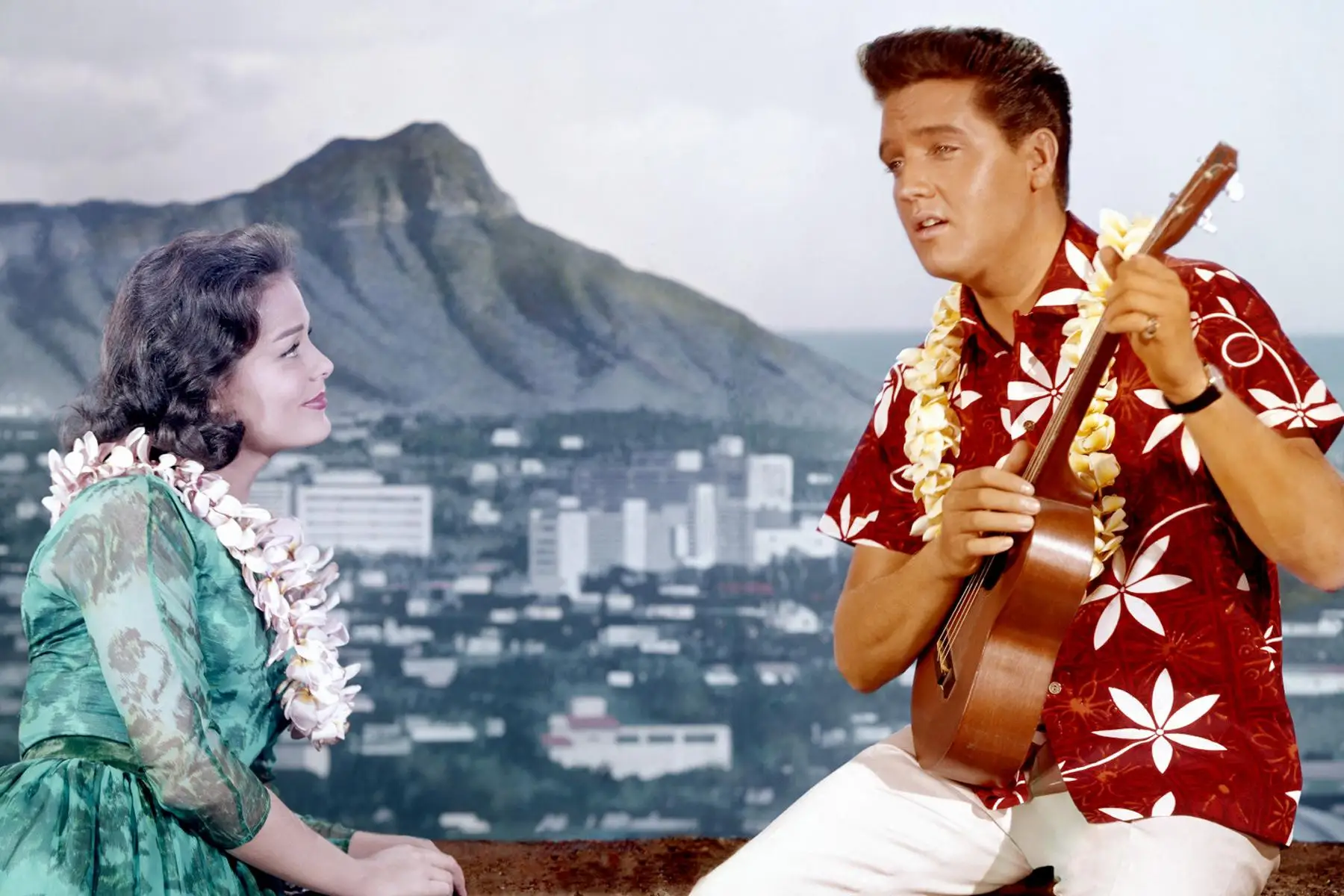 

10style Classic blue hawaii movie Art Film Print Silk Poster for Your Home Wall Decor 24x36inch