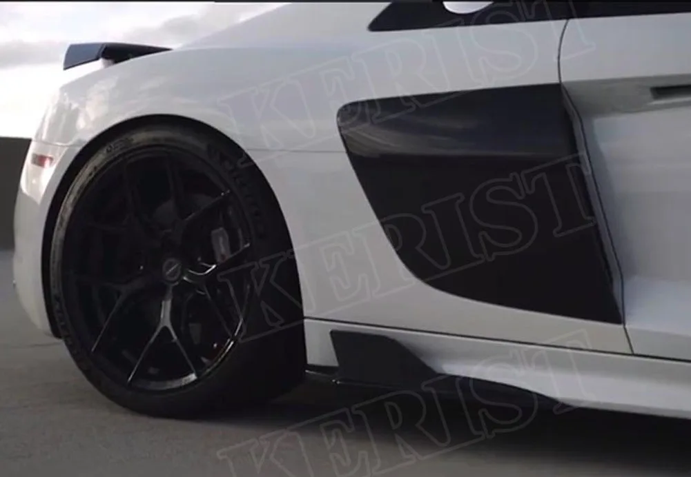 Углеродное волокно задний багажник загрузки крыло спойлер боковая юбка для Audi R8