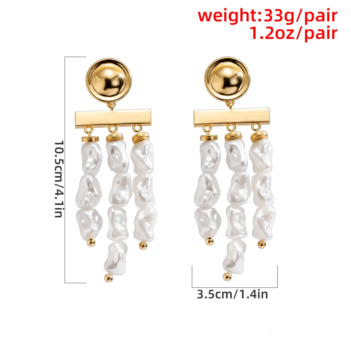 

2021 Fashion Long Tassel Simulated Pearl Drop Earrings Temperament Big Beaded Flower Petal Earrings for Women Wedding Jewelry
