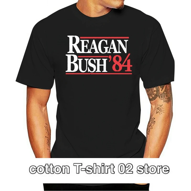 

2021 модная 100% круглая хлопчатобумажная рубашка с коротким рукавом винтажная рубашка Буш 1984 для женщин