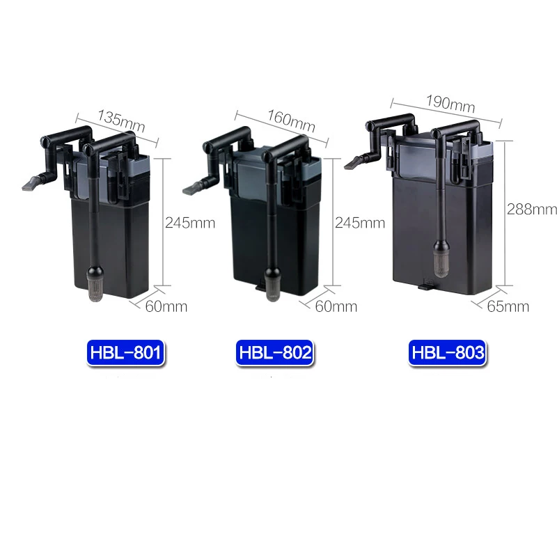 Фильтр для аквариума SUNSUN HBL-801/802/803 настенный фильтр внешний | Дом и сад