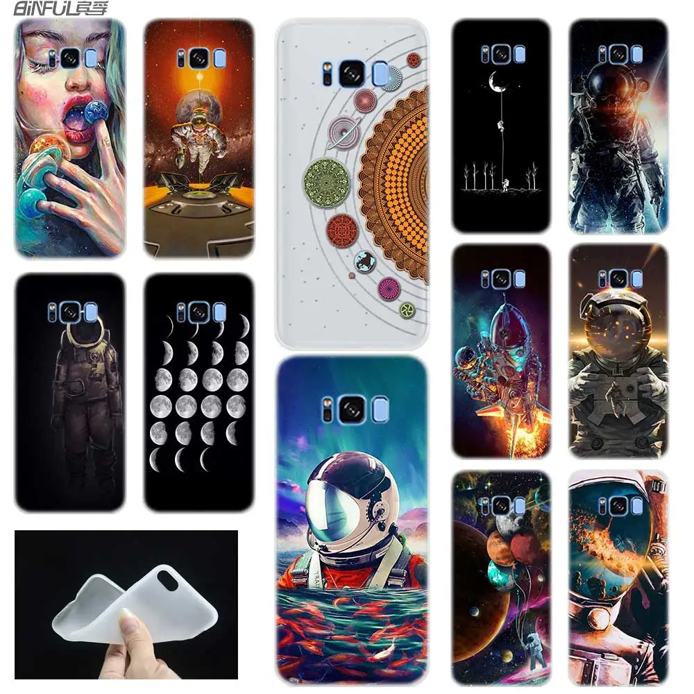 Мягкий силиконовый чехол для Samsung S21 S20 S11 S10 S9 S8 Plus lite 11e 10e Uitra S7Edge любовь луна