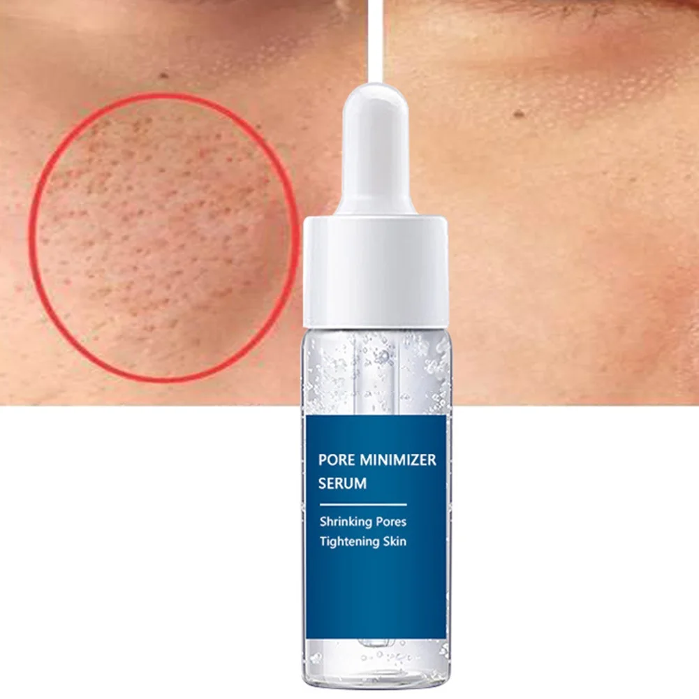 

Hyaluronic Acid Pore Shrink Serum Nourish Moisturizing Dryness Repair Face Pores Treatment Essence Liquid Skin Care 15ml