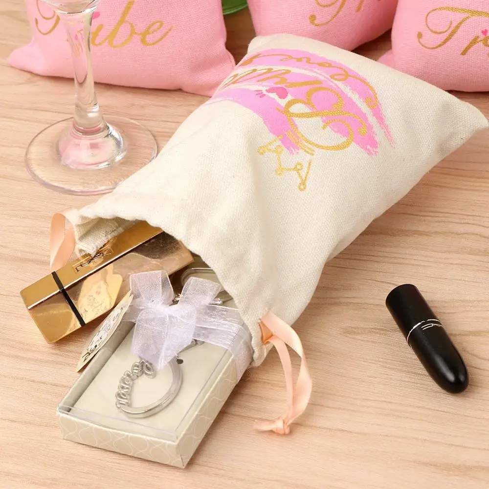 Украшение для девичвечерние невесты OurWarm розовые мешки конфет разноцветные