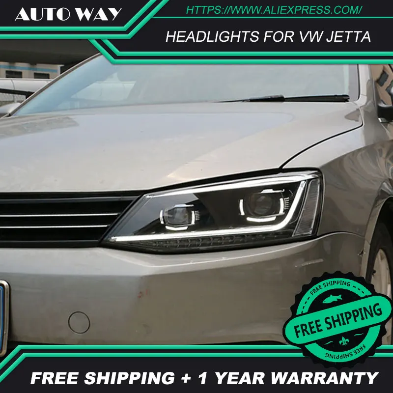 Автомобильный Стильный чехол для головного света VW jetta MK6 2012 2017 фары светодиодный