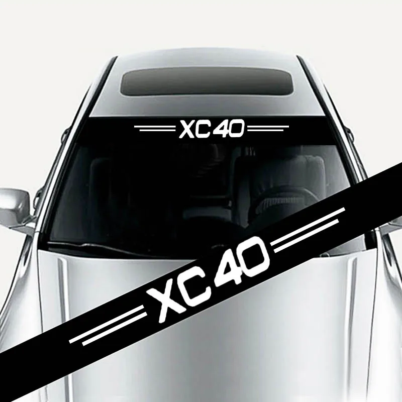 

Car Stickers For Volvo XC40 Front Windshield Prevent Sunlight Reflection Decoration Decals Car Accessories