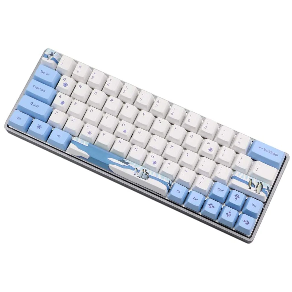 Механическая клавиатура 71 клавиши в стиле пингвина аниме Keycap OEM высота