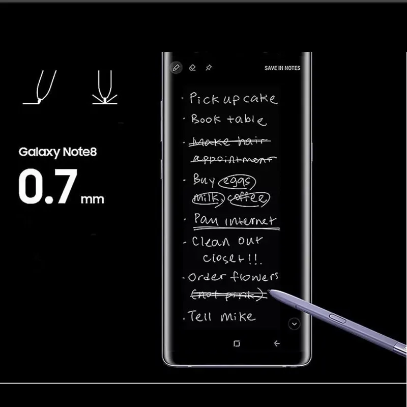 Для Samsung Galaxy Note8 Pen Active S Stylus сенсорный экран для Note 8 водонепроницаемый сотового