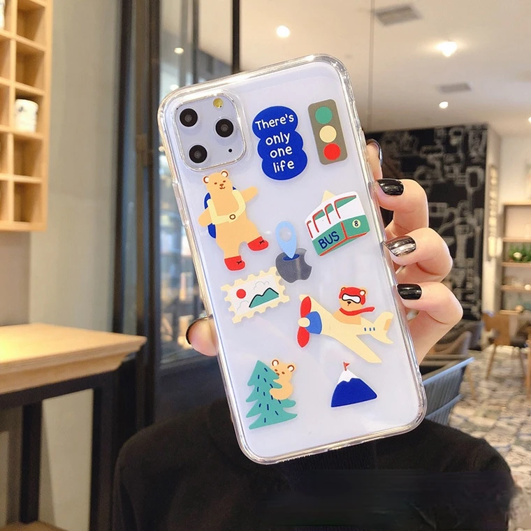 

Ultra Thin Clear Phone Case For iPhone 11 7 Silicone Soft Back Cover For iPhone 11 12 Pro XS MAX XR X 8 7 6s 6 Plus 5 SE 2 Funda