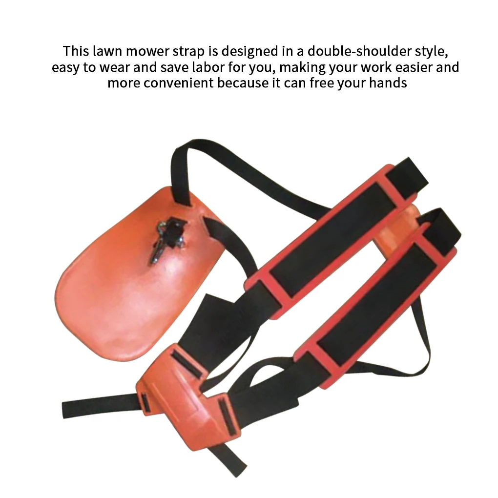 

High Quality Lawn Mower Harness Strap Adjustable Grass Trimmer Strap Double Shoulder Labor Saving Pruner Belt Grass Cutter