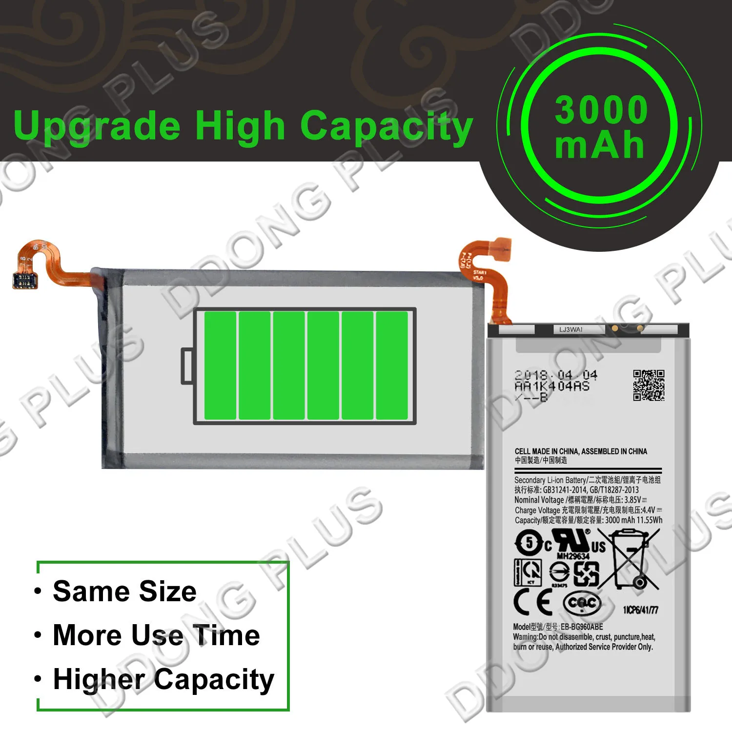 EB-BG960ABE аккумулятор для Samsung Galaxy S9 SM-G960F EB-BG960ABA запасная часть ремонта | Мобильные