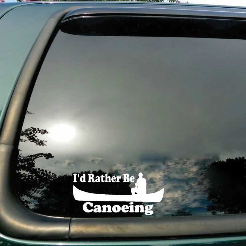 Интересно я бы предпочел быть на каноэ графическим декором для авто