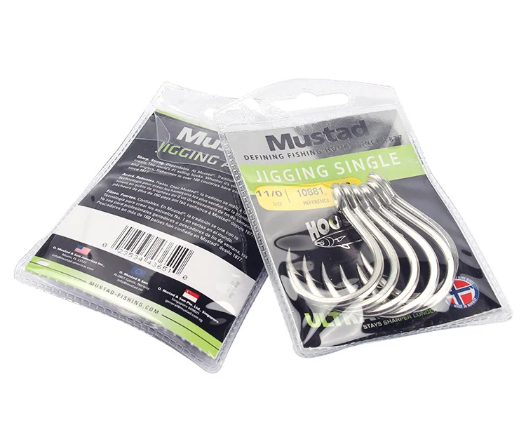 Mustad 10881 Hoodlum Plus Обновление от 10827 модель крючок специально для джиггинга