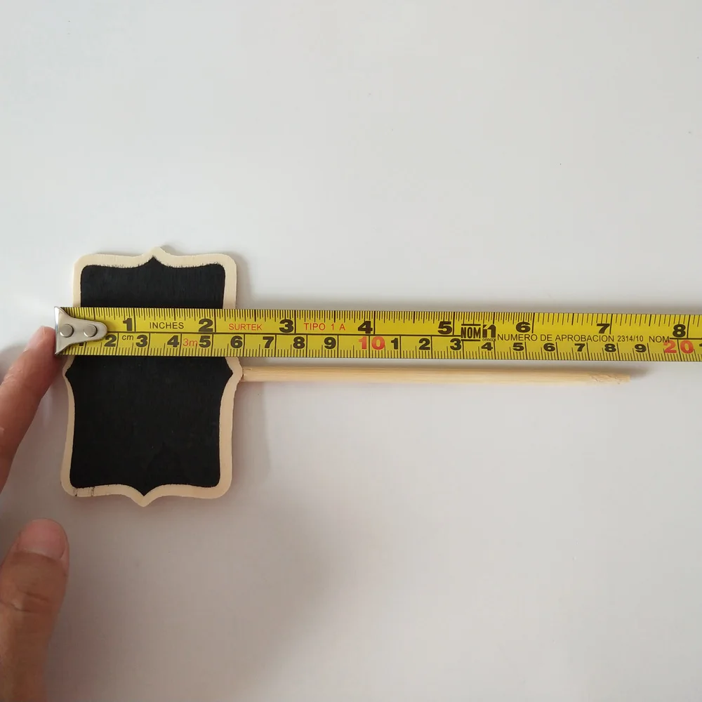 100 шт./лот D8 * H17CM ярлыки для растений метки овощей этикетки древесины дома SF 131