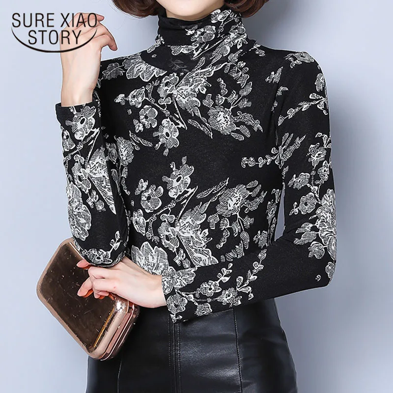 

2019 spring plus size fashion women blouse print women shirts long sleeve causal womens tops and blouses clothes 2190 50