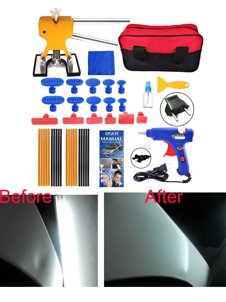 

car hail dent repair tools Paintless Dent Repair Puller Lifter car dent repair Tools Line Board Hail Removal Kit
