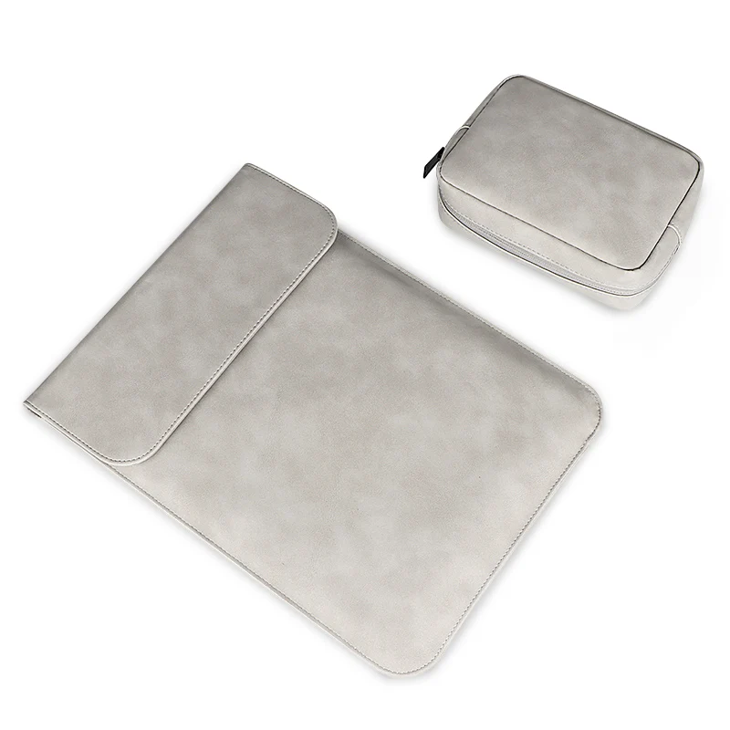 Чехол из мягкой искусственной кожи для ноутбука Macbook Air Pro 11 12 13 3 14 15 дюймов чехол