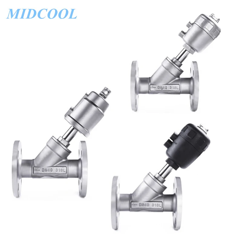 

Flange Pneumatic Angle Valve Stainless Steel & Plastic DN15 DN20 DN25 DN32 DN40 DN50 Y Type High Temperature Shut-off Valve
