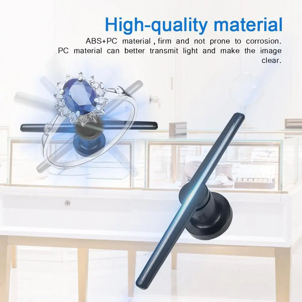 3D Голограмма рекламный вентилятор для проектора световой дисплей