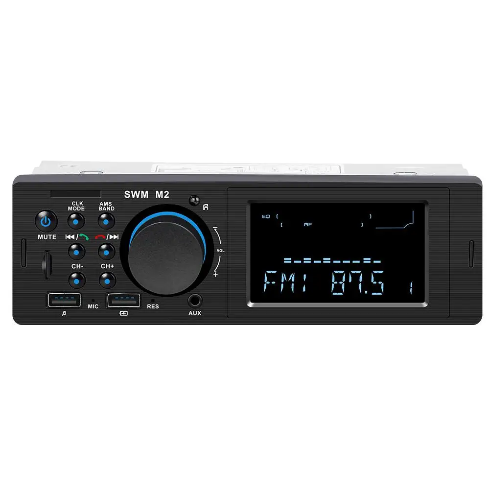 Car Radio SWM M2 Stereo MP3 Music Player FM Bluetooth USB TF AUX Head Unit BT Electronic Accessories | Автомобили и мотоциклы
