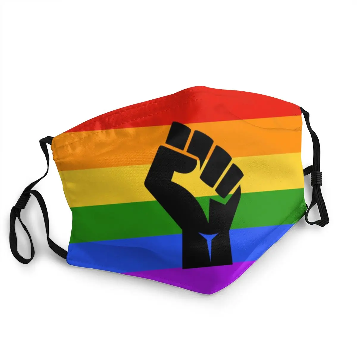 

Black Lives Matter BLM Pride Mask Anti Haze Dustproof Non-Disposable LGBT Rainbow Face Mask Protection Cover Men Mouth-Muffle