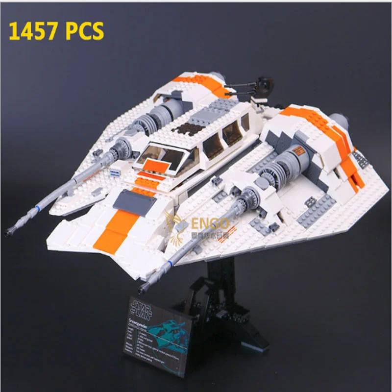 1457 шт. Space Wars снеговой Спидер боевой корабль игры пилот Rebel 05084 модель строительные
